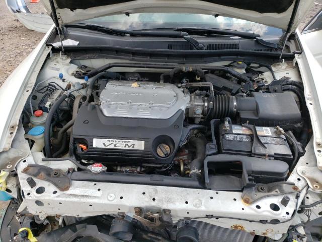 1HGCP3F87BA007596 - 2011 HONDA ACCORD EXL WHITE photo 11