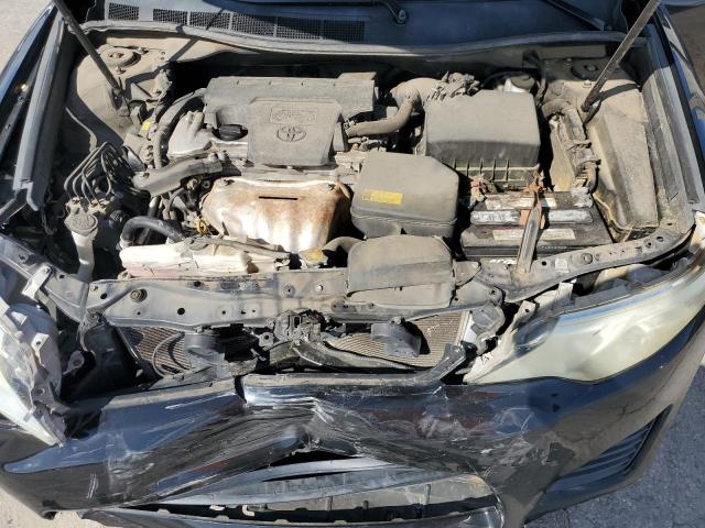 4T1BF1FK6CU027444 - 2012 TOYOTA CAMRY BASE BLACK photo 11
