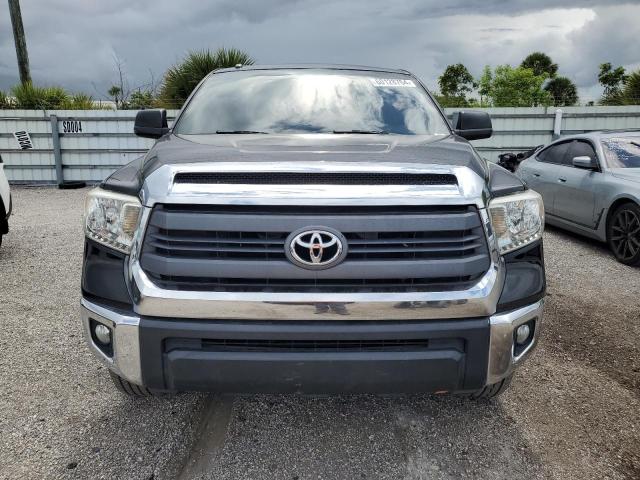 5TFRM5F11EX074289 - 2014 TOYOTA TUNDRA DOUBLE CAB SR/SR5 BLACK photo 5