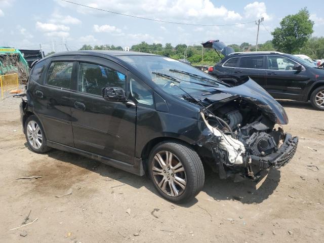 JHMGE8H47AS003181 - 2010 HONDA FIT SPORT BLACK photo 4