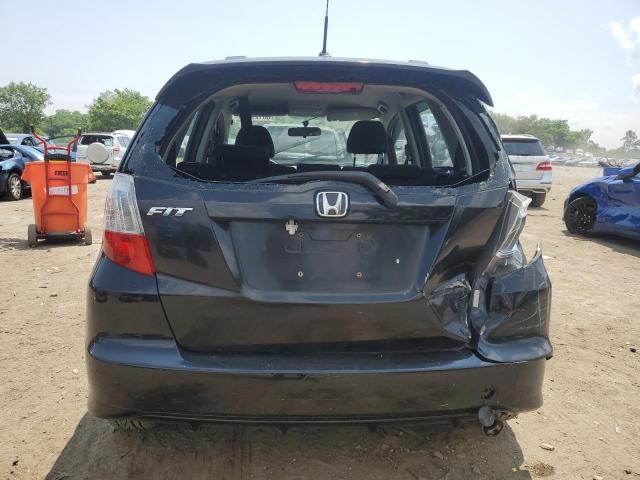 JHMGE8H47AS003181 - 2010 HONDA FIT SPORT BLACK photo 6