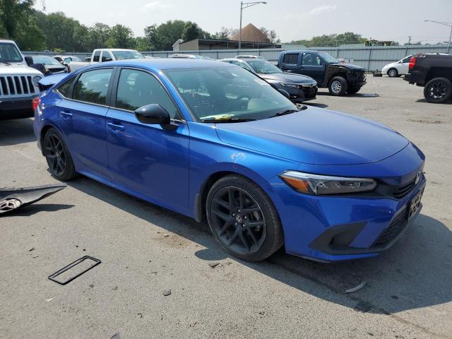 2HGFE2F57NH577705 - 2022 HONDA CIVIC SPORT 蓝色 照片 4