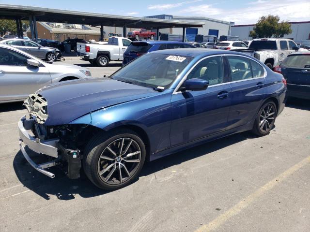 3MW5R1J09M8C10895 - 2021 BMW 330I BLUE photo 1