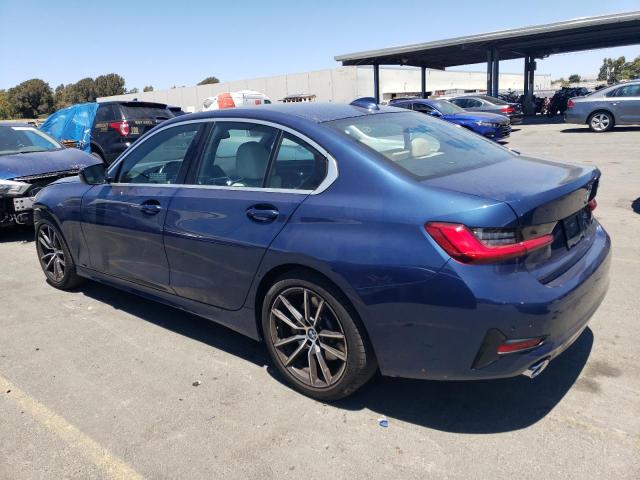 3MW5R1J09M8C10895 - 2021 BMW 330I BLUE photo 2