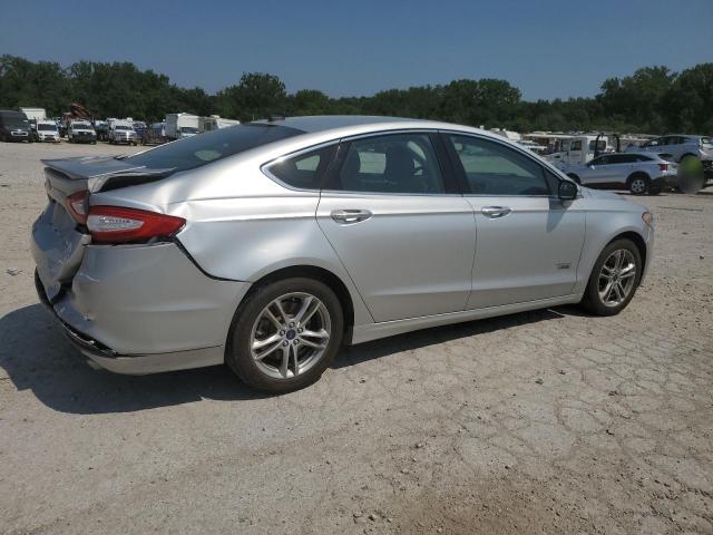 3FA6P0SU7FR173714 - 2015 FORD FUSION TITANIUM PHEV SILVER photo 3