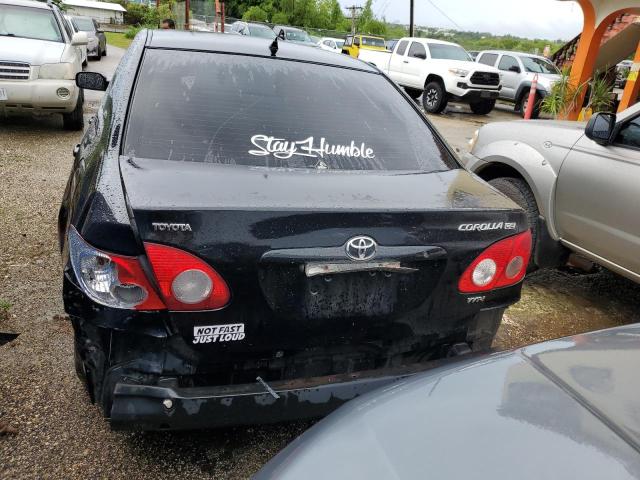 JTDBR32EX60061115 - 2006 TOYOTA COROLLA CE BLACK photo 6