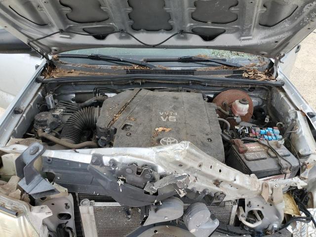 5TFJU4GN7CX019822 - 2012 TOYOTA TACOMA DOUBLE CAB PRERUNNER SILVER photo 11