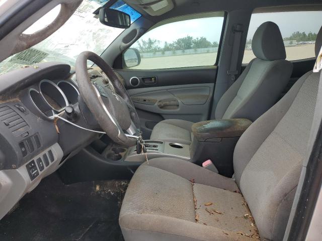 5TFJU4GN7CX019822 - 2012 TOYOTA TACOMA DOUBLE CAB PRERUNNER SILVER photo 7