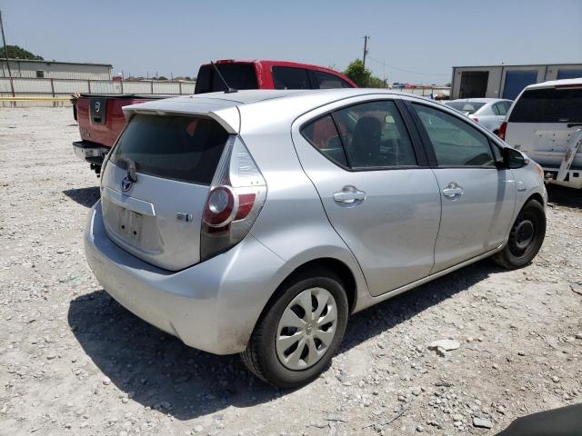 JTDKDTB35E1567358 - 2014 TOYOTA PRIUS C SILVER photo 3