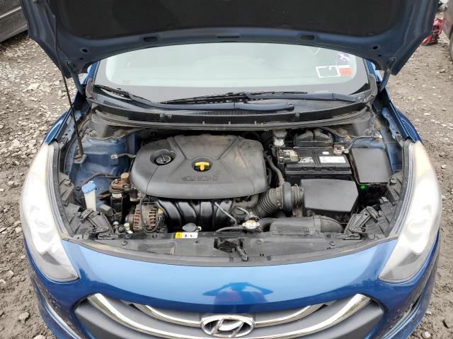 KMHD35LH6EU186355 - 2014 HYUNDAI ELANTRA GT BLUE photo 11