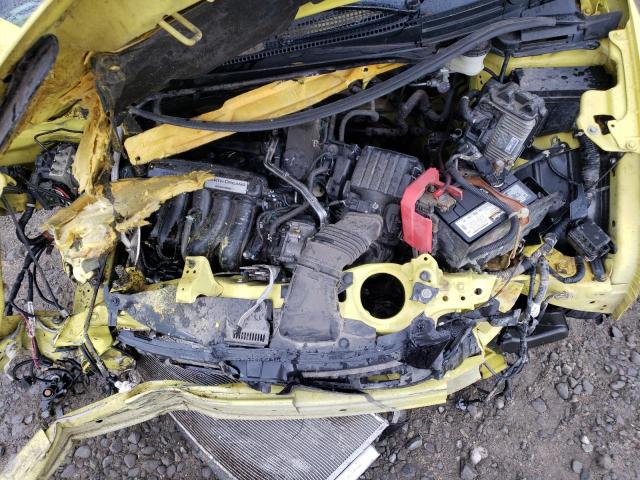 3HGGK5H54GM701137 - 2016 HONDA FIT LX YELLOW photo 7