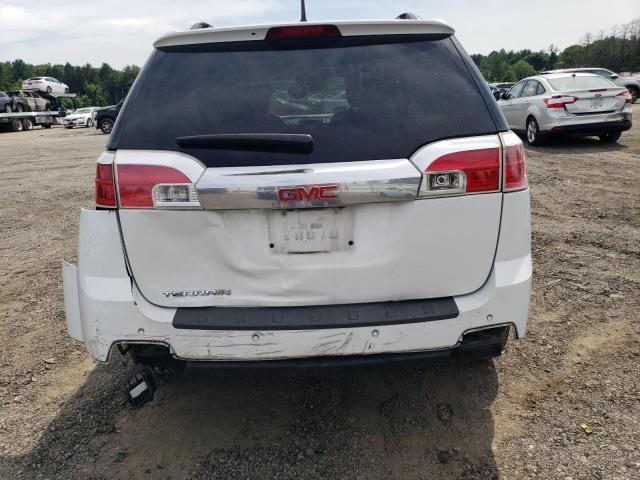 2GKALYEK6D6111481 - 2013 GMC TERRAIN DENALI WHITE photo 6