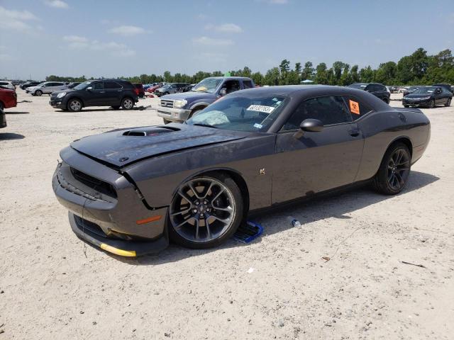 2C3CDZFJ5NH160436 - 2022 DODGE CHALLENGER R/T SCAT PACK GRAY photo 1