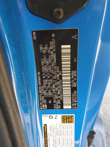 JTEBU11FX70007243 - 2007 TOYOTA FJ CRUISER BLUE photo 13