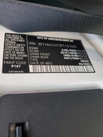 W1Y4KCHY3PT131631 - 2023 MERCEDES-BENZ SPRINTER 2500 WHITE photo 13
