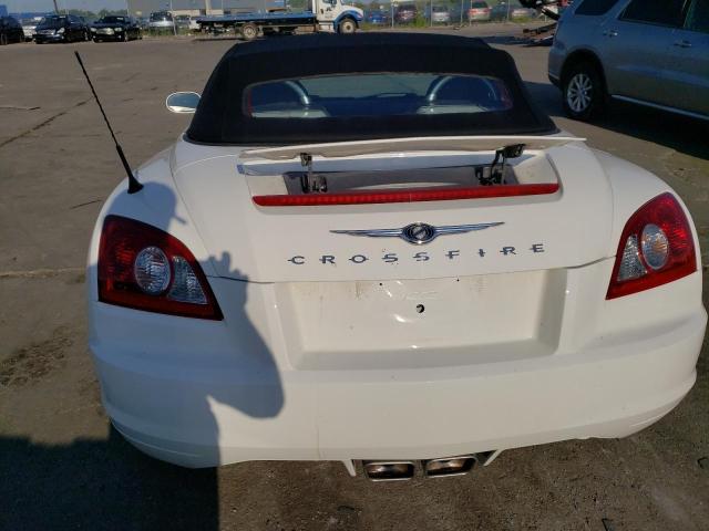 1C3AN65L05X033109 - 2005 CHRYSLER CROSSFIRE LIMITED WHITE photo 6