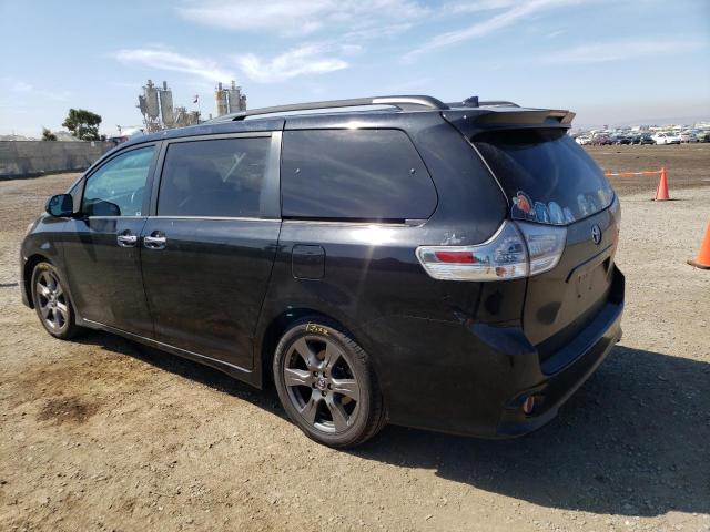 5TDXZ3DC1JS961229 - 2018 TOYOTA SIENNA SE BLACK photo 2