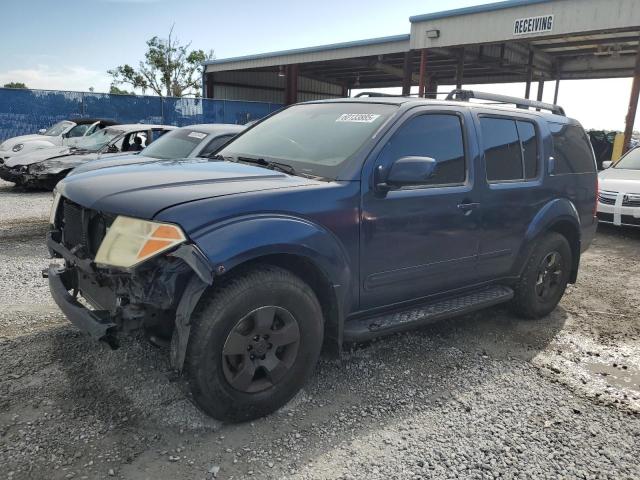 5N1AR18U76C632049 - 2006 NISSAN PATHFINDER LE BLUE photo 1