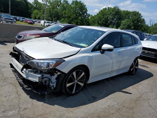 4S3GTAM68J3708376 - 2018 SUBARU IMPREZA SPORT WHITE photo 1