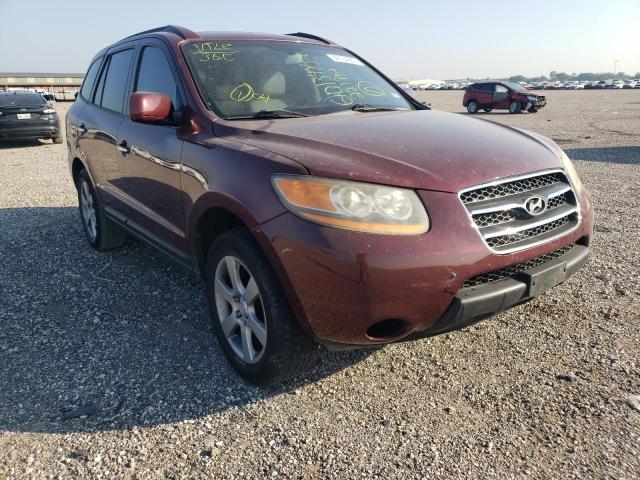 5NMSH13E08H221902 - 2008 HYUNDAI SANTA FE SE MAROON photo 1