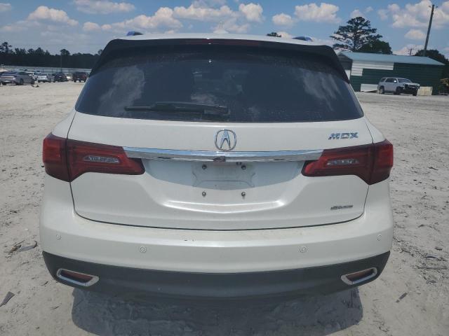 5FRYD4H8XEB043082 - 2014 ACURA MDX ADVANCE WHITE photo 6