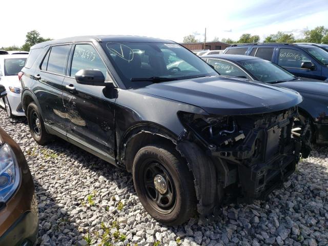 1FM5K8ABXNGB48763 - 2022 FORD EXPLORER POLICE INTERCEPTOR BLACK photo 4