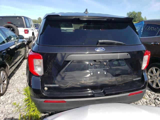 1FM5K8ABXNGB48763 - 2022 FORD EXPLORER POLICE INTERCEPTOR BLACK photo 6