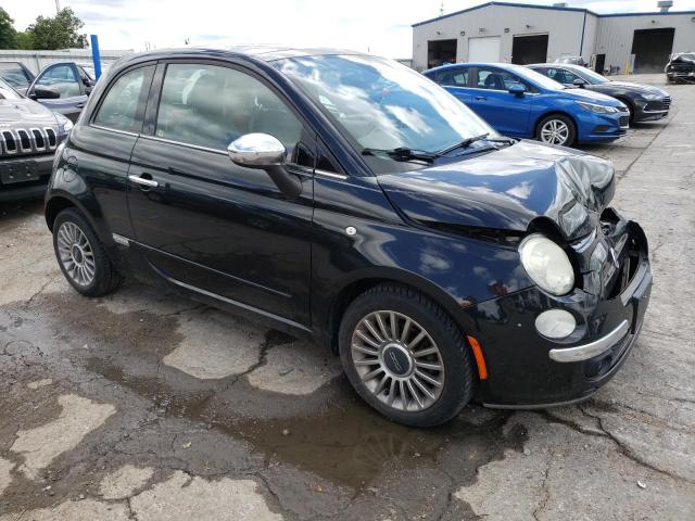 3C3CFFCR9CT106550 - 2012 FIAT 500 LOUNGE BLACK photo 4