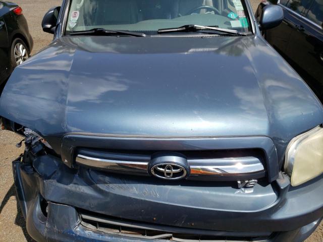 5TDBT44A85S256241 - 2005 TOYOTA SEQUOIA SR5 BLUE photo 12