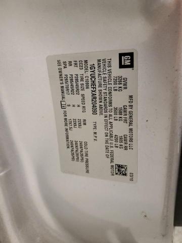 1GYUCHEFXAR204090 - 2010 CADILLAC ESCALADE ESV LUXURY SILVER photo 13