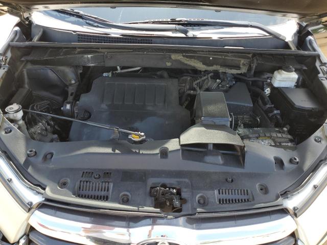 5TDKKRFH6ES036042 - 2014 TOYOTA HIGHLANDER XLE BLACK photo 11