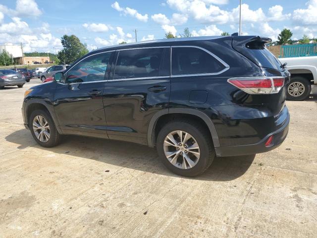 5TDKKRFH6ES036042 - 2014 TOYOTA HIGHLANDER XLE BLACK photo 2