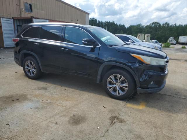 5TDKKRFH6ES036042 - 2014 TOYOTA HIGHLANDER XLE BLACK photo 4