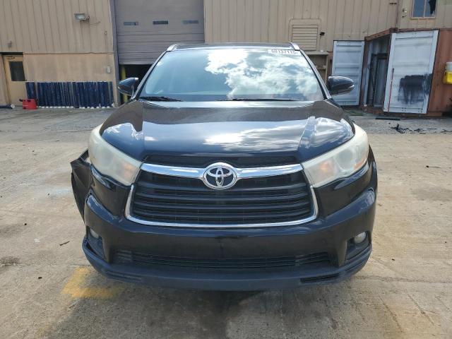 5TDKKRFH6ES036042 - 2014 TOYOTA HIGHLANDER XLE BLACK photo 5