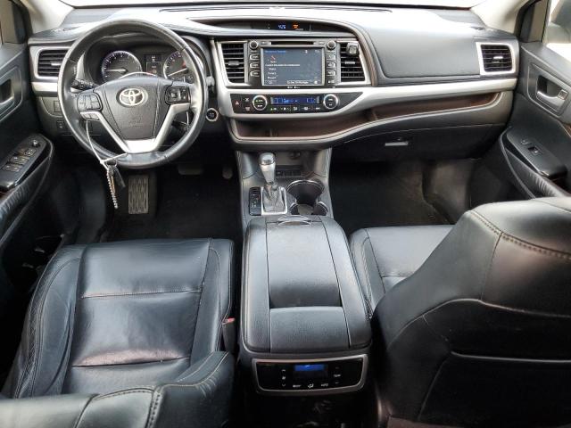 5TDKKRFH6ES036042 - 2014 TOYOTA HIGHLANDER XLE BLACK photo 8