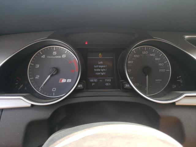 WAUVVAFR3BA037752 - 2011 AUDI S5 PRESTIGE 银色 照片 9