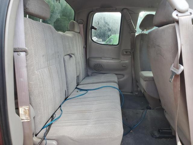 5TBRN3410YS014026 - 2000 TOYOTA TUNDRA ACCESS CAB SR5 BURGUNDY photo 10