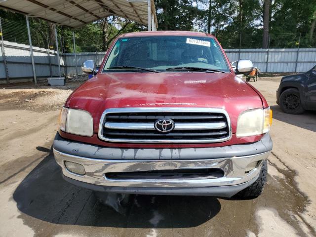 5TBRN3410YS014026 - 2000 TOYOTA TUNDRA ACCESS CAB SR5 BURGUNDY photo 5