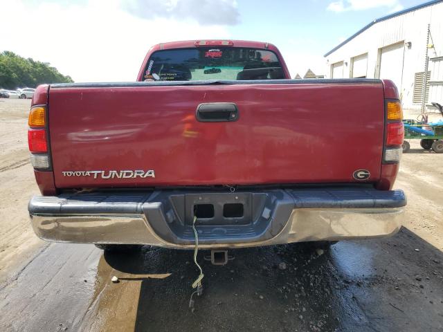 5TBRN3410YS014026 - 2000 TOYOTA TUNDRA ACCESS CAB SR5 BURGUNDY photo 6