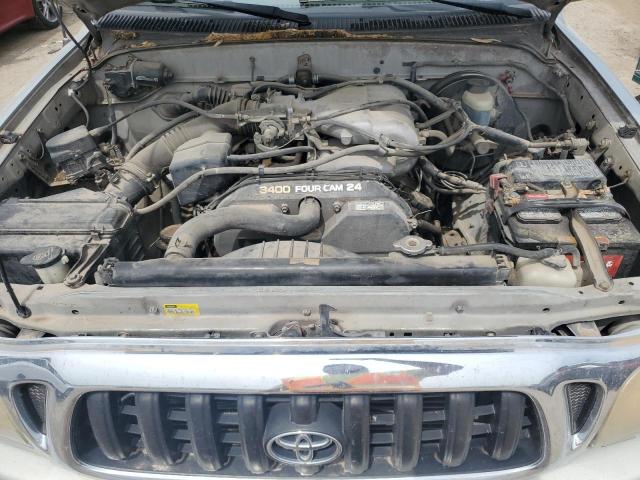 5TESN92NX2Z093779 - 2002 TOYOTA TACOMA XTRACAB PRERUNNER ვერცხლისფერი ფოტო 11