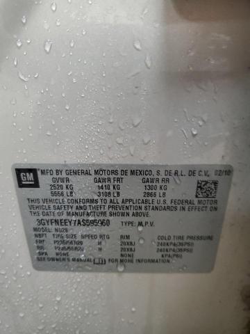 3GYFNEEY7AS595960 - 2010 CADILLAC SRX PERFORMANCE COLLECTION Алтын фото 13