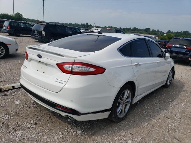 3FA6P0RU3FR283066 - 2015 FORD FUSION TITANIUM HEV WHITE photo 3