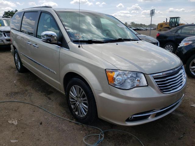 2C4RC1CG3ER198289 - 2014 CHRYSLER TOWN & COU TOURING L BEIGE photo 4