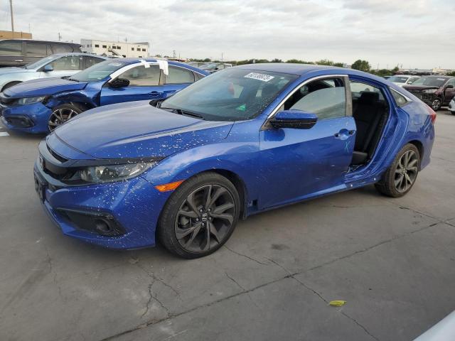 2HGFC2F80KH604691 - 2019 HONDA CIVIC SPORT 蓝色 照片 1