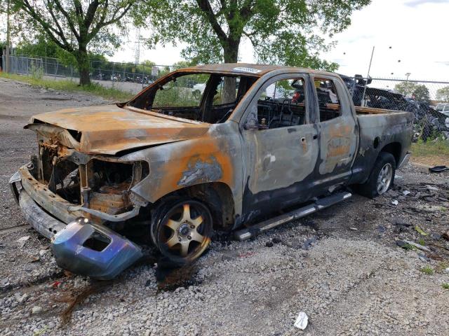 5TFRM5F11EX076480 - 2014 TOYOTA TUNDRA DOUBLE CAB SR/SR5 BLACK photo 1