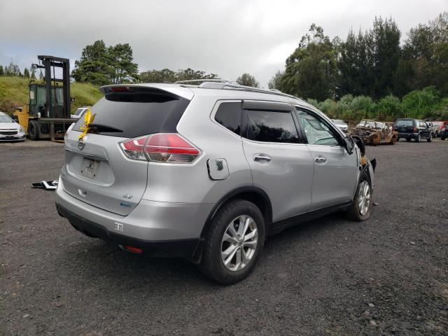 5N1AT2MT4EC770926 - 2014 NISSAN ROGUE S SILVER photo 3