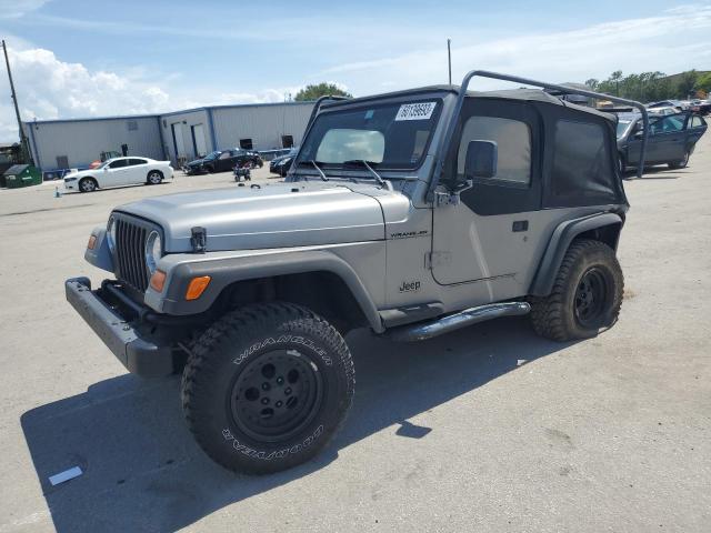 1J4FA29P81P302996 - 2001 JEEP WRANGLER / SE SILVER photo 1