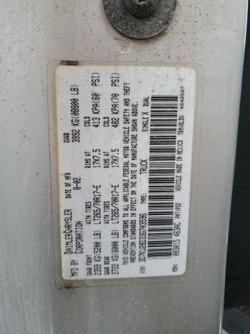 3D7KU28D33G703596 - 2003 RAM 2500 ST 银色 照片 12