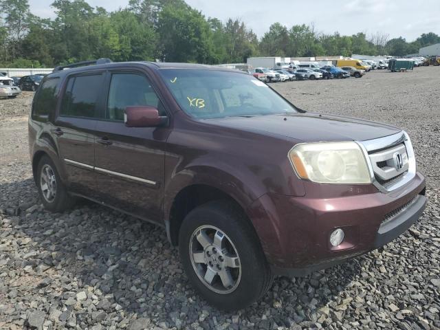 5FNYF48909B034806 - 2009 HONDA PILOT TOURING BURGUNDY photo 4