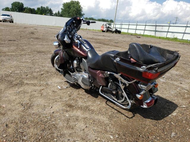 1HD1FC412AB669060 - 2010 HARLEY-DAVIDSON FLHTCU BURGUNDY photo 3